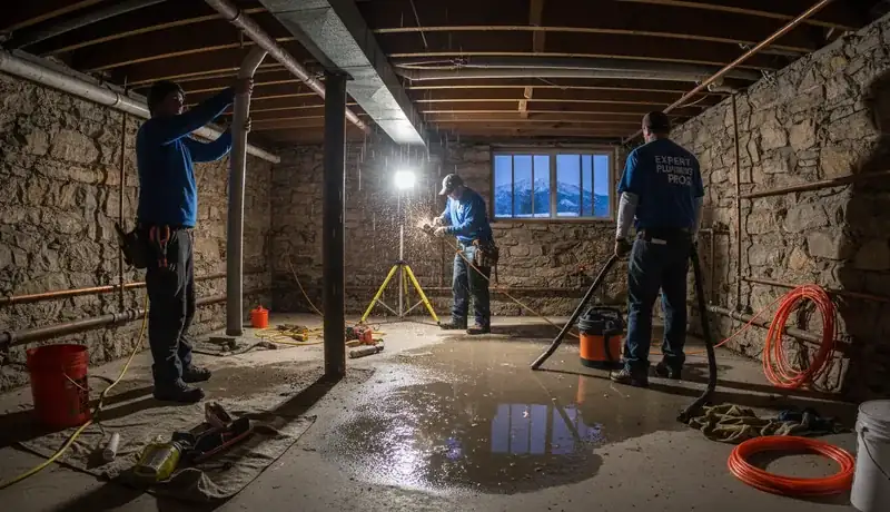 Expert Plumbing Pro - emergency-burst-pipe-repair-for-an-old-colorado-city-home