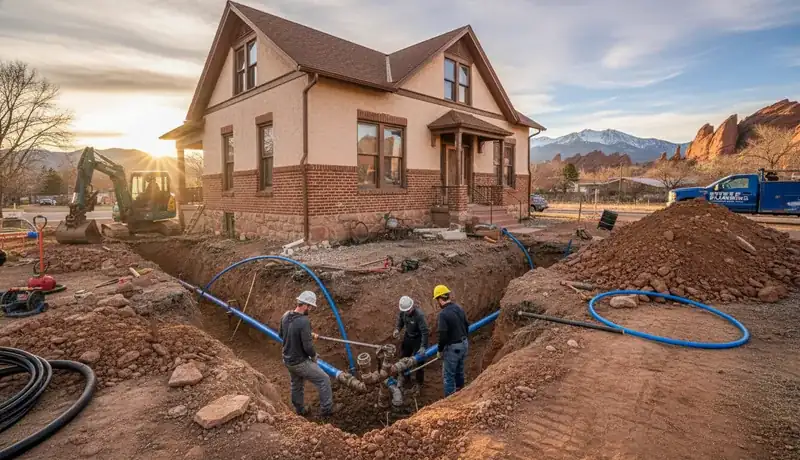 Expert Plumbing Pro - emergency-main-water-line-replacement-for-a-home-in-old-colorado-city
